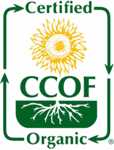 Certified Organic CCOF